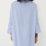 BLUE WILLOW DOLMAN SLEEVE BLOUSE