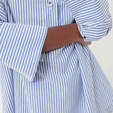 BLUE WILLOW DOLMAN SLEEVE BLOUSE
