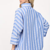 SUNNY FORECAST STRIPE TUNIC SHIRT