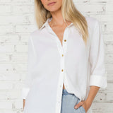 BEACH RETREAT OVERSIZED WHITE SHIRT