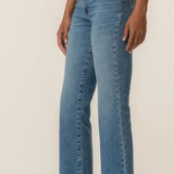 KUT HIGH RISE FLARE JEANS IN SPIRITED WASH