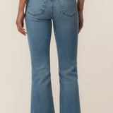 KUT HIGH RISE FLARE JEANS IN SPIRITED WASH