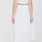 TOES IN THE SAND IVORY MIDI DRESS