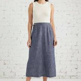 READ THE SIGNS SLEEVELESS MIDI DRESS