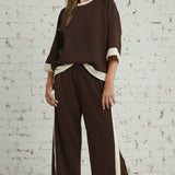 COMFORTABLE CHARM COLORBLOCK TOP