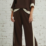 COMFORTABLE CHARM COLORBLOCK PANTS