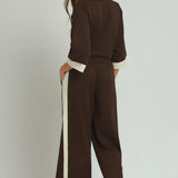 COMFORTABLE CHARM COLORBLOCK PANTS