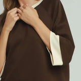COMFORTABLE CHARM COLORBLOCK TOP