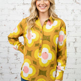 IVY JANE DAISY EMBROIDERY POPOVER SHIRT