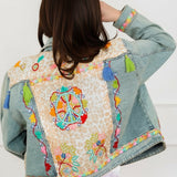 EVERYTHING IN BETWEEN EMBROIDERED DENIM JACKET