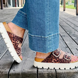 CORKYS RUMOR HAS IT LEOPARD SANDAL