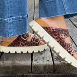 CORKYS RUMOR HAS IT LEOPARD SANDAL