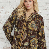 COURTYARD DREAMING SMOCKED TOP