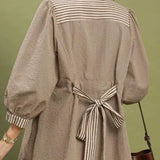 FALL AFFAIR COLLARED MINI DRESS