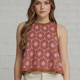 RASPBERRY TRUFFLE KNIT TANK