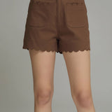 RIGHT ON POINT CHOCOLATE SHORTS