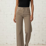 KUT MEG HIGH RISE WIDE LEG IN ECRU