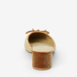 GENEVA HONEY VELVET SLIDES