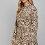 WORKING GIRL BUTTON DOWN BELTED SHIRT DRESS
