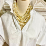 HEART & SOUL MULTI-STRAND BEADED NECKLACE - ASSORTED COLORS