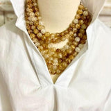 HEART & SOUL MULTI-STRAND BEADED NECKLACE - ASSORTED COLORS
