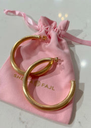 SHEILIA FAJL:  2 1/2" HOOPS - ASSORTED COLORS