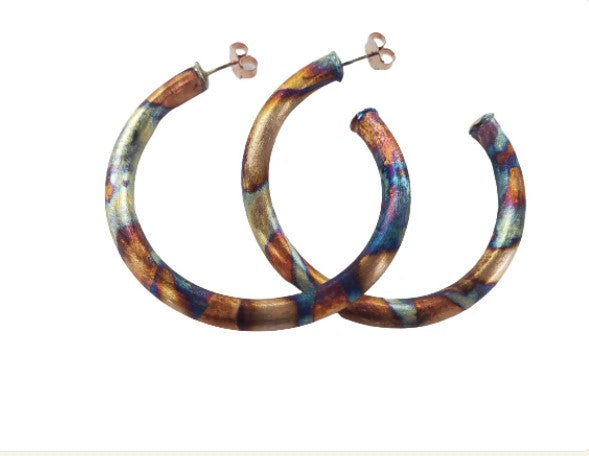 SHEILIA FAJL:  2 1/2" HOOPS - ASSORTED COLORS