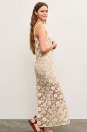 BOHO FEELS CROCHET MAXI DRESS