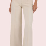 KUT MEG HIGH RISE WIDE LEG JEANS - CANVAS COLOR