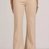 PERFECTLY POLISHED MID RISE WIDE LEG PANTS