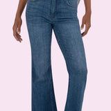 KUT KELSEY HIGH RISE FLARE JEANS