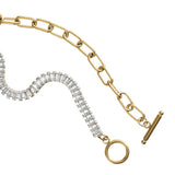 INDULGE ME TENNIS & PAPERCLIP BRACELET