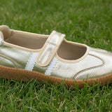 CALM DOWN GOLD MARY JANE SNEAKERS