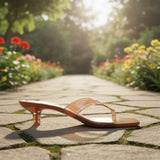 TRACIE CLEAR HEEL JELLY THONG