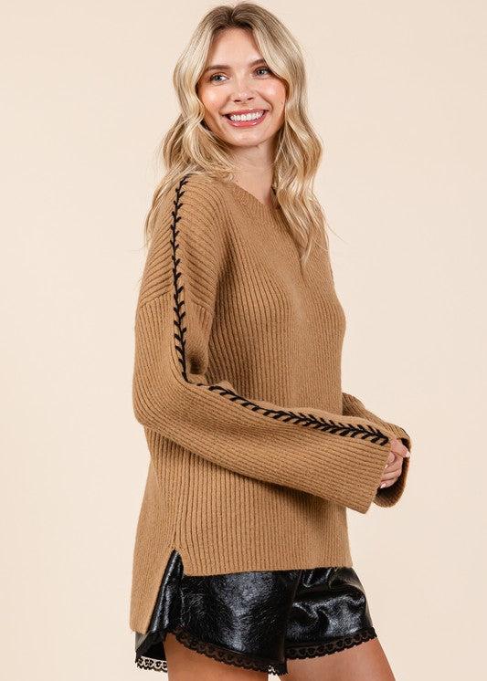 ITS IN THE DETAILS SWEATER TOP