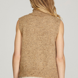 DESERT DAZE TAUPE TURTLENECK SWEATER
