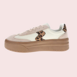 THE POP OFF LEOPARD ACCENT SNEAKERS