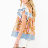 ONLINE EXCLUSIVE:  BLOSSOM BLISS MIXED MEDIA TOP
