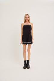 HAPPY MOMENTS BLACK MINI DRESS
