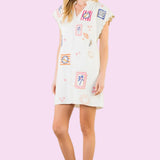 EVERYDAY DARLING EMBROIDERY DETAIL DRESS