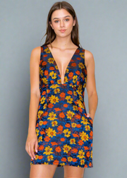 DREAMING FLORAL JACQUARD DRESS