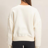 GOOD VIBES IVORY SWEATSHIRT