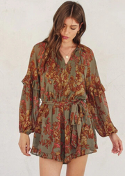 BLOOMED VINEYARD PAISLEY PRINT ROMPER