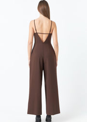 FLIRTACIOUS ATTITUDE BUSTIER WIDE LEG JUMPSUIT