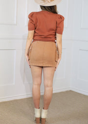 CINNAMON & SPICE SWEATER TOP