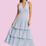ETHEREAL LOVE BABY BLUE MAXI DRESS