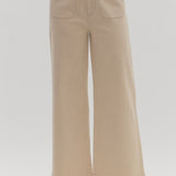ENTRO FLAWLESS BEHAVIOR HIGH WAISTED WIDE LEG PANTS