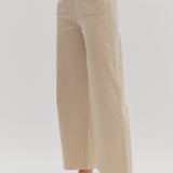 ENTRO FLAWLESS BEHAVIOR HIGH WAISTED WIDE LEG PANTS