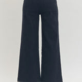 ENTRO HIGH RISE WIDE LEG PANTS - GREEN OR NAVY