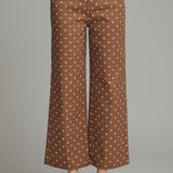 DOT YOUR CALENDAR CAMEL PANTS